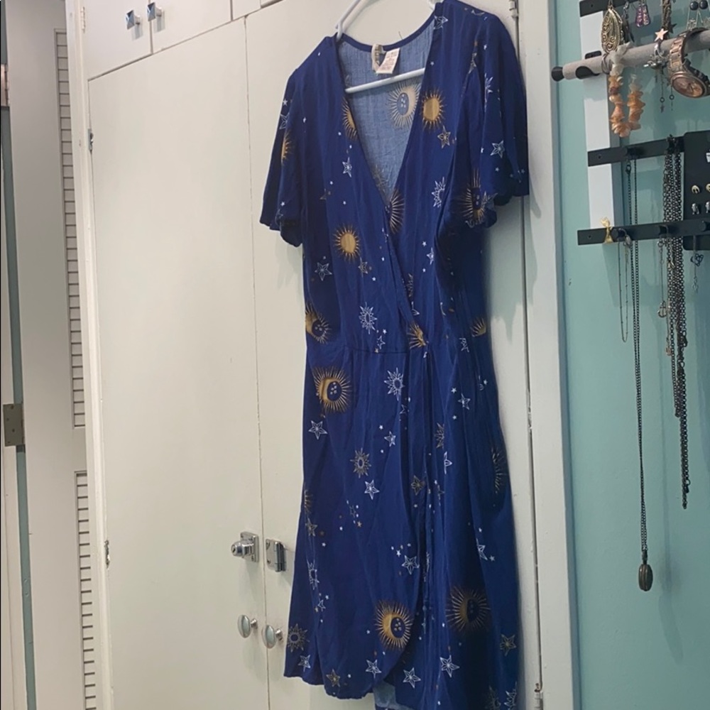 Blue dress
